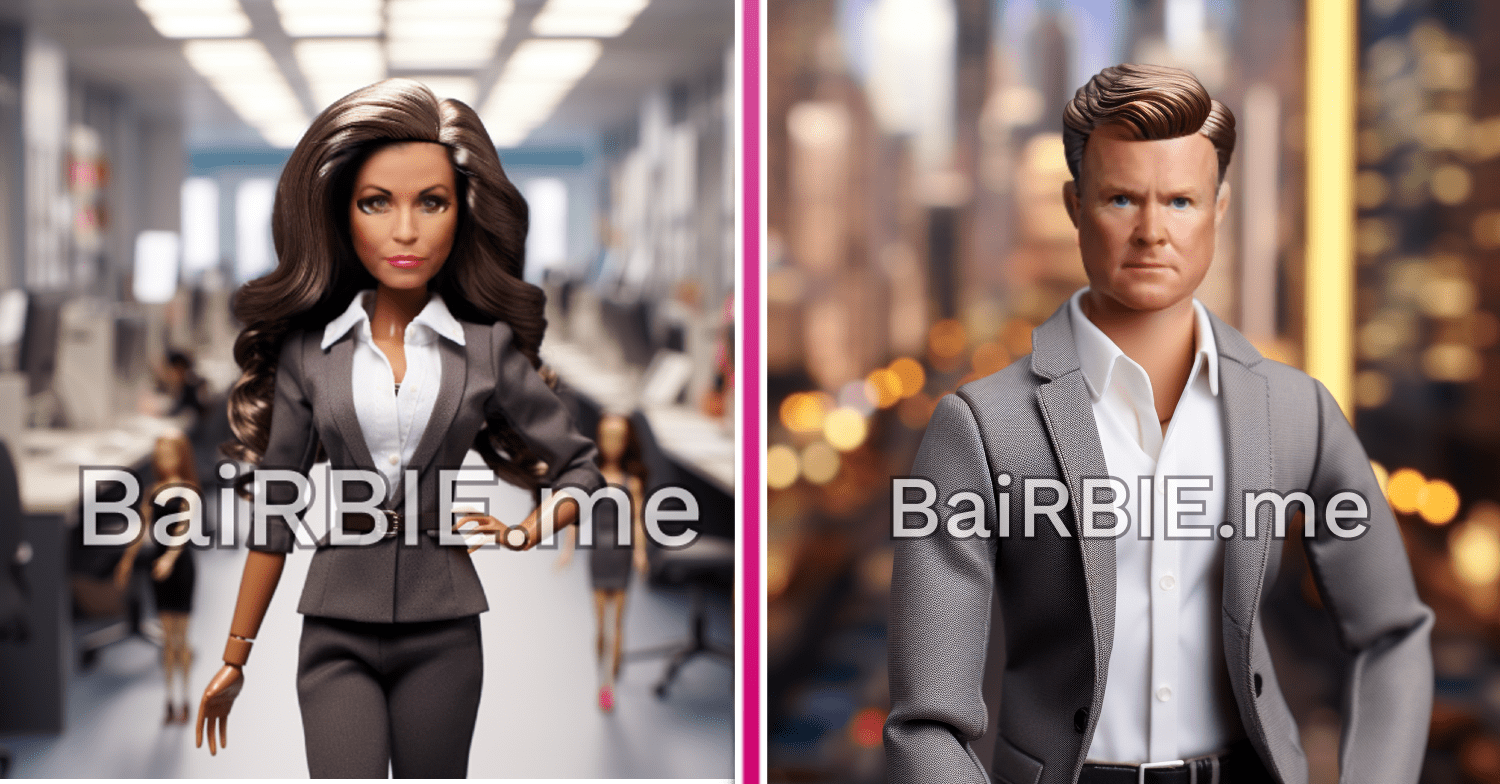 EastEnders' Kat as a Barbie and Phil as a Ken