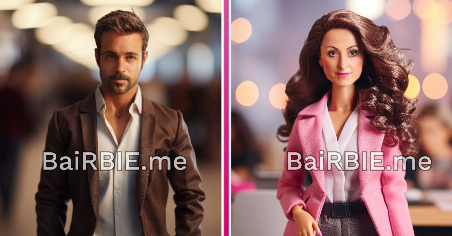 EastEnders' Reiss as a Ken and Sonia as a Barbie