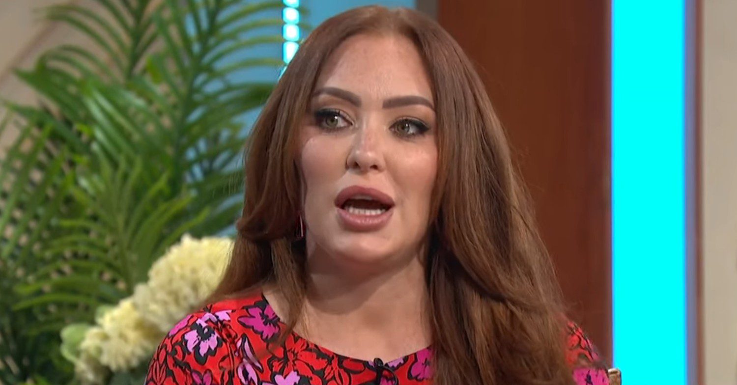 Natasha Hamilton speaking on Lorraine