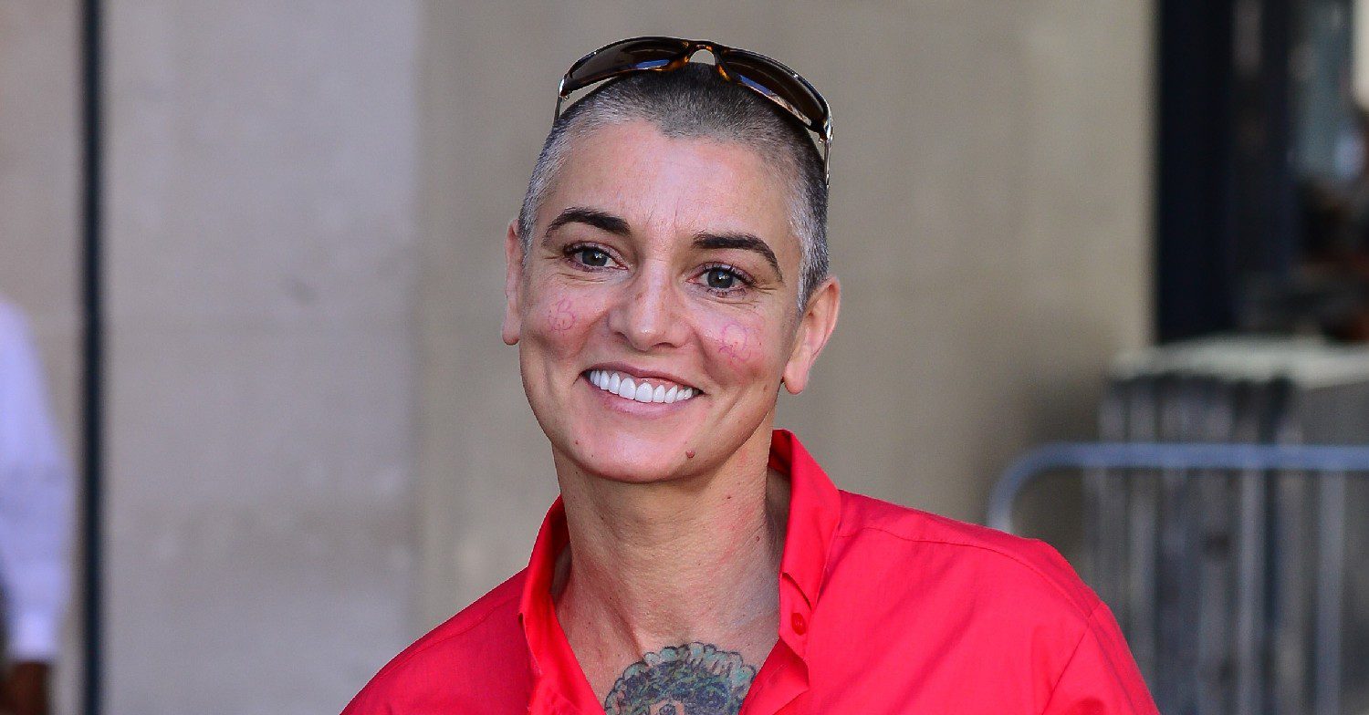 Sinead O'Connor smiling