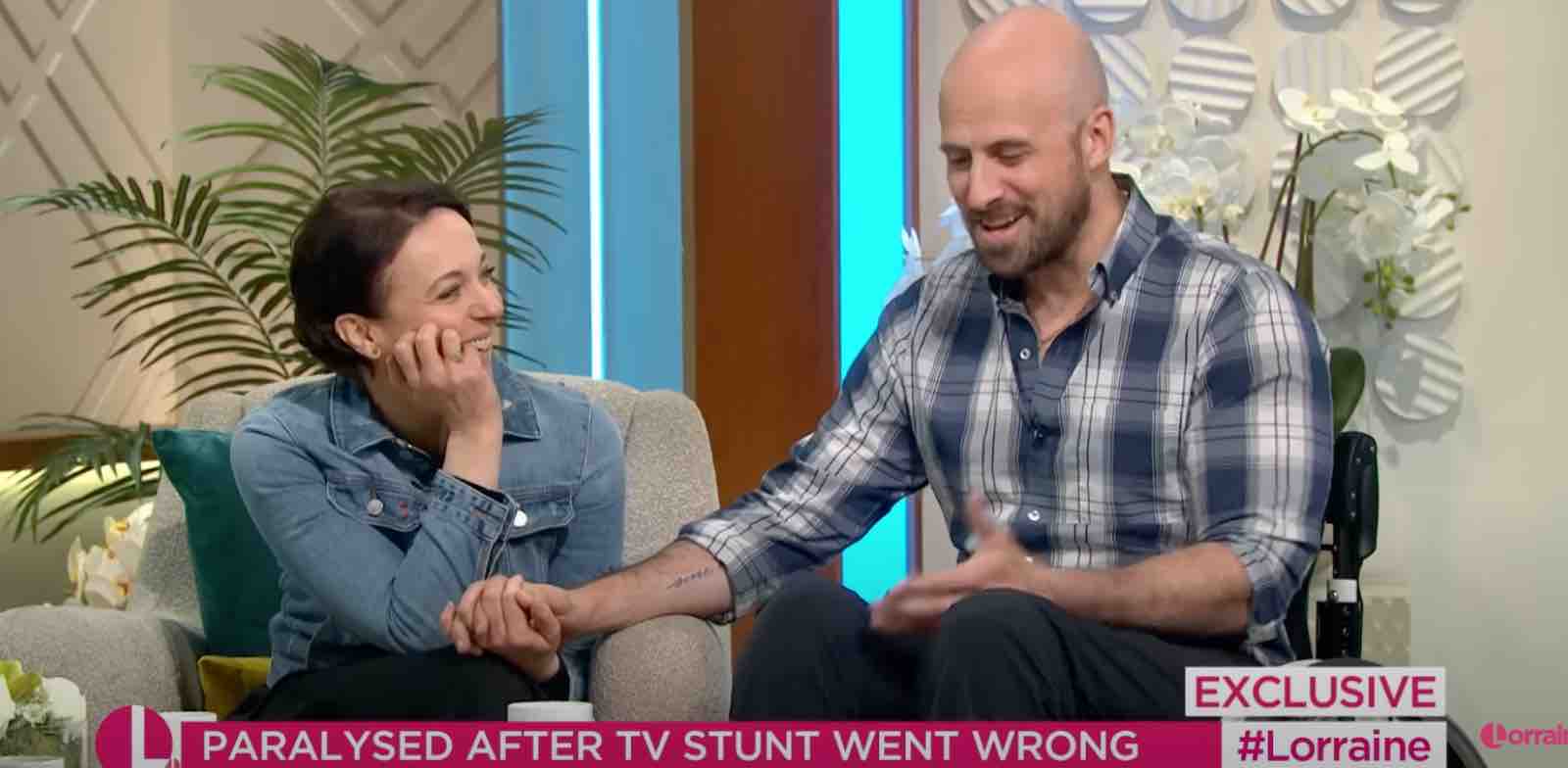 Amanda Abbington and Jonathan Goodwin on Lorraine 