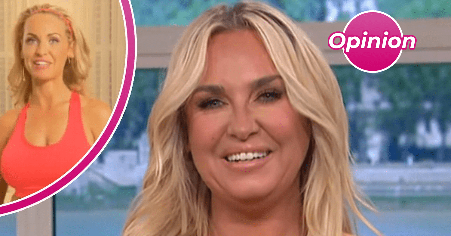 Josie Gibson smiling and inset a lot slimmer