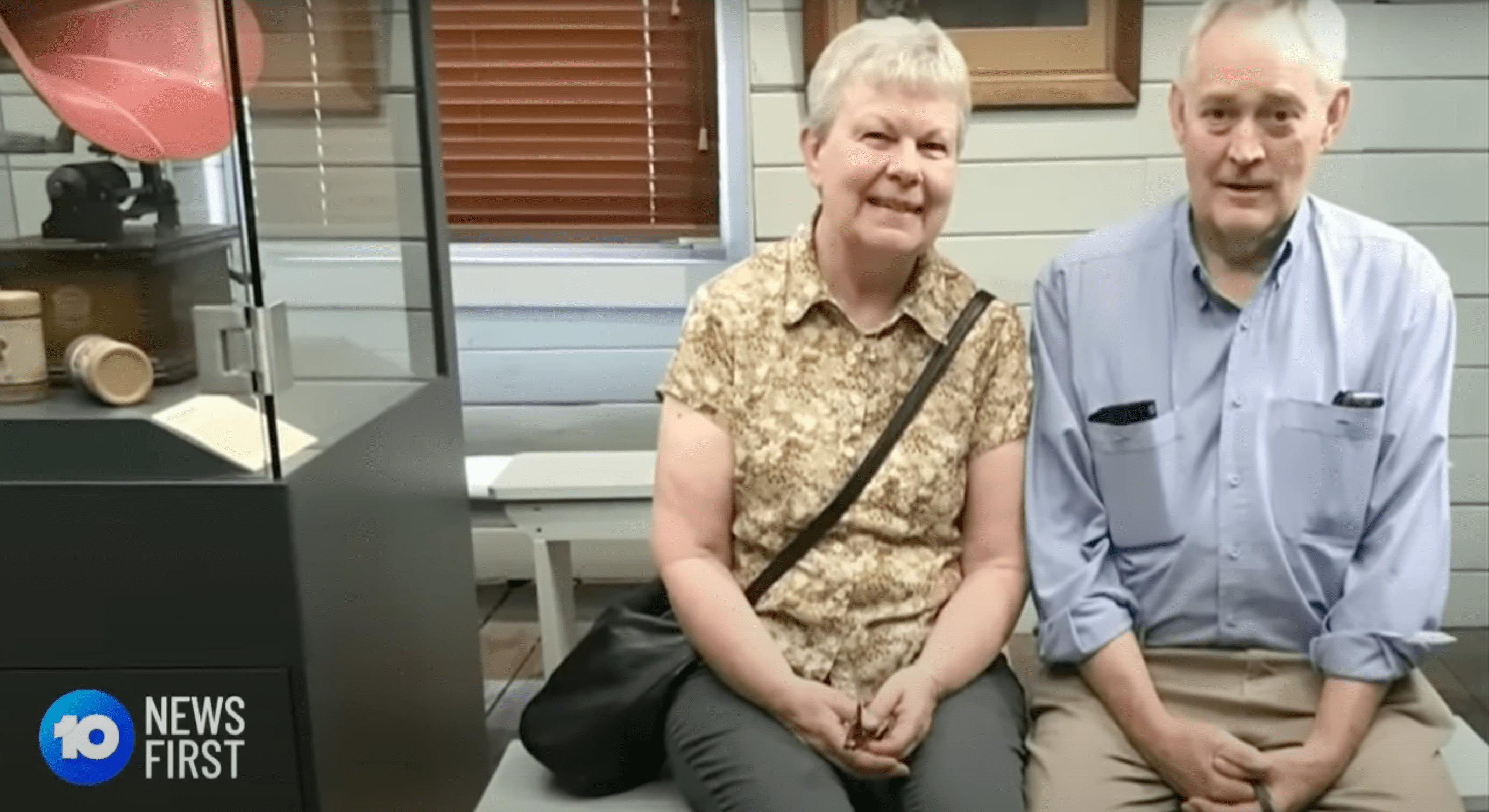 Heather Wilkinson and her husband Reverend Ian Wilkinson smiling