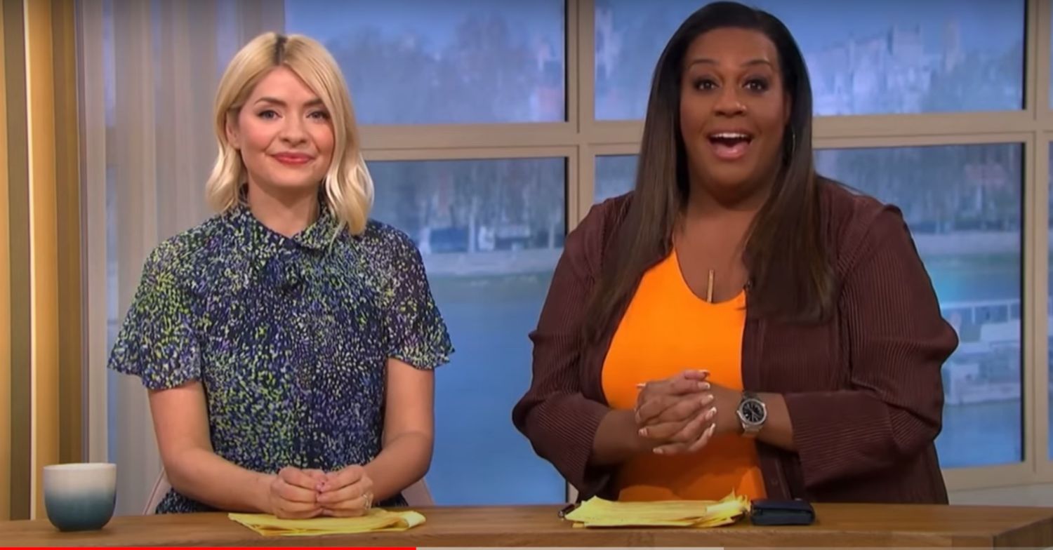 Holly Willoughby and Alison Hammond on This Morning