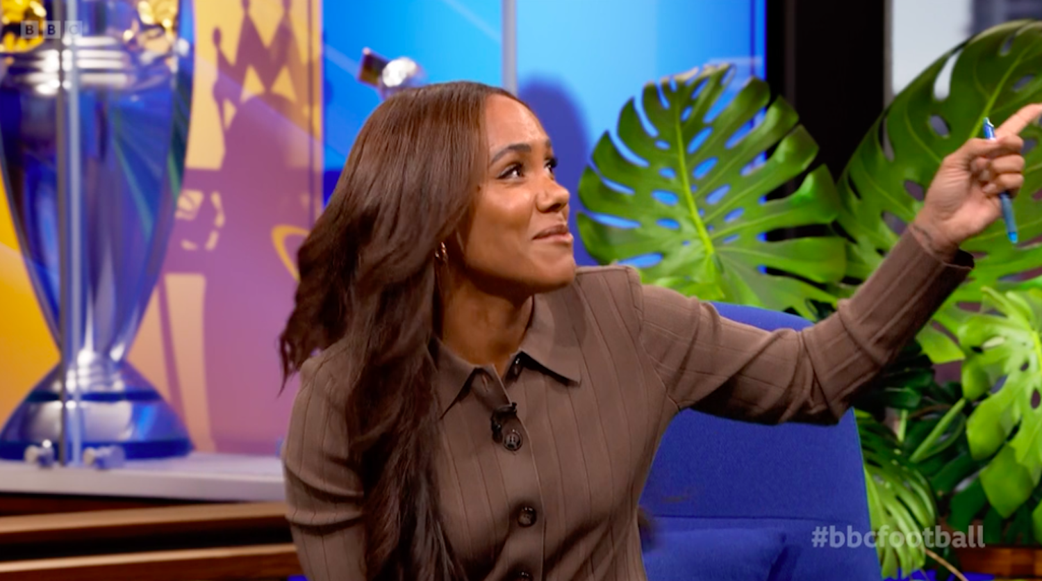 Alex Jones watches the Lionesses 