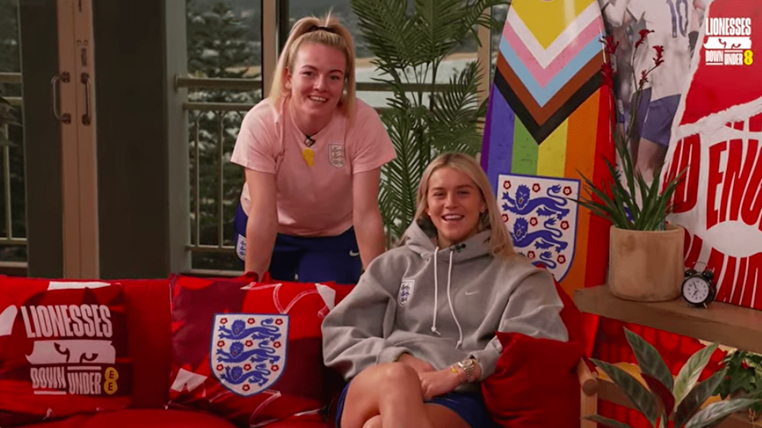 England Lionesses Lauren and Alessia