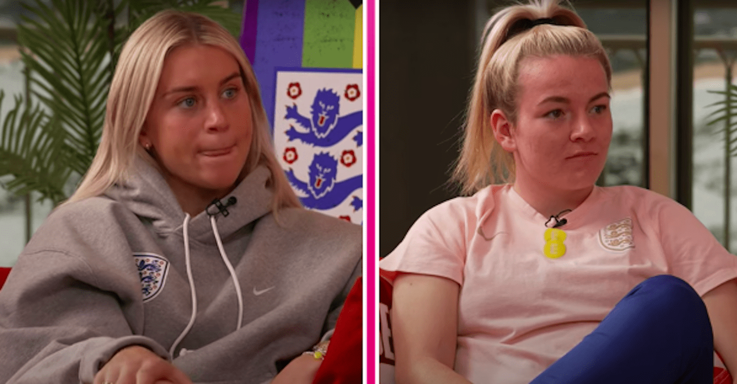 England Lionesses Lauren and Alessia