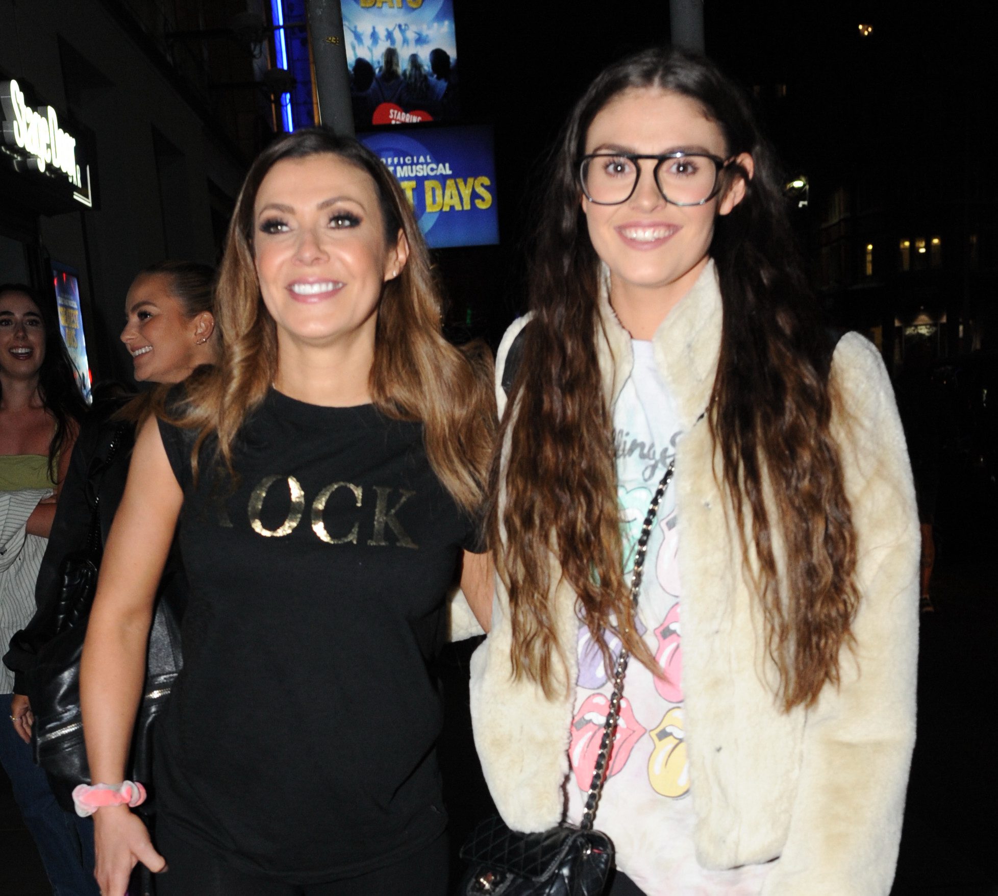 Kym Marsh and Emilie Cunliffe smiling