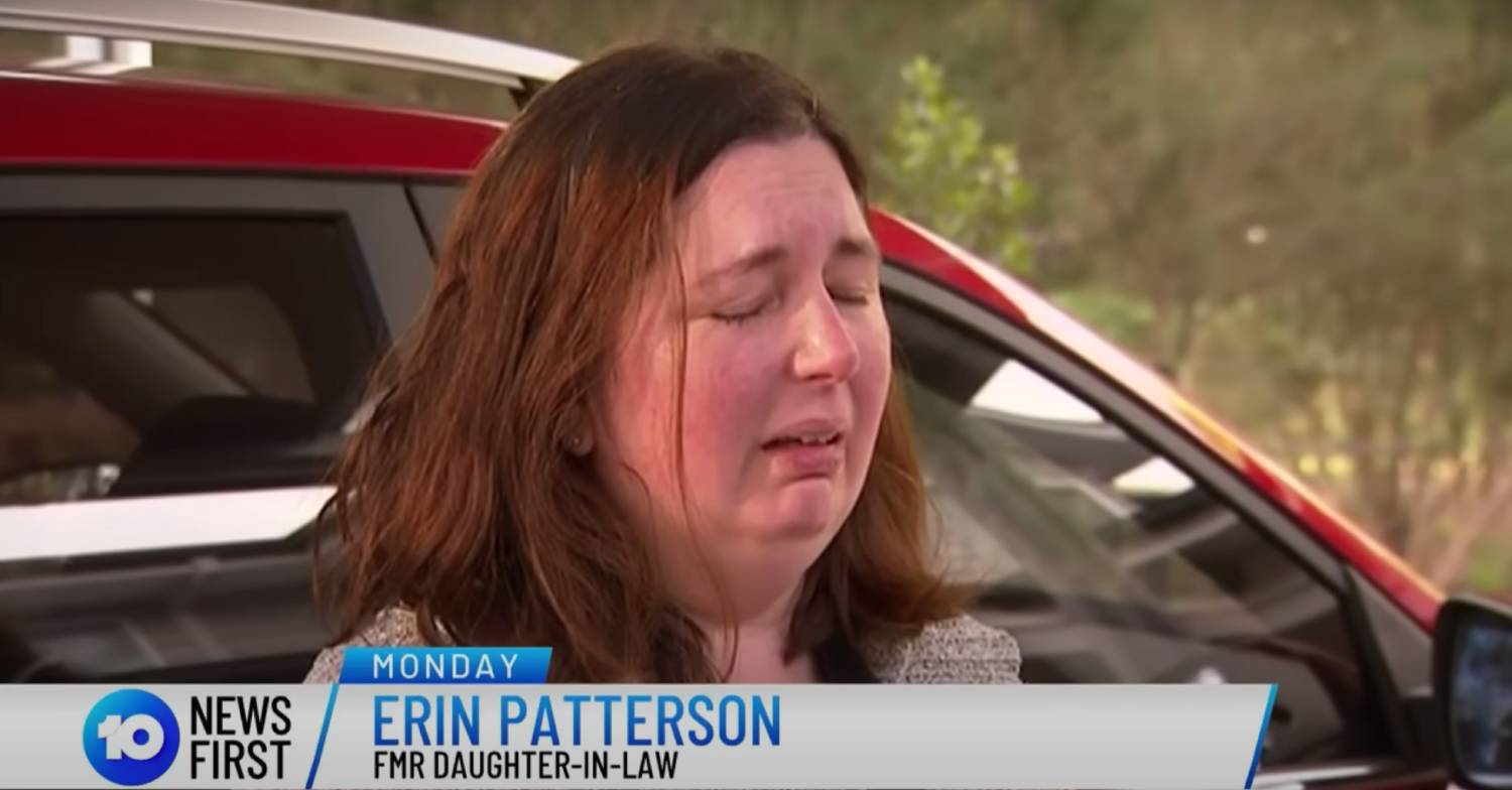 Erin Patterson is emotional