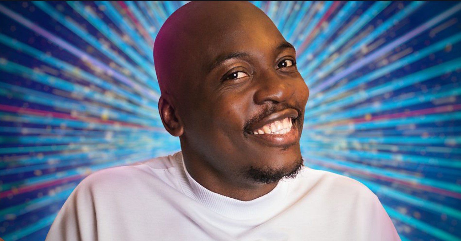 Eddie Kadi smiels to camera in Strictly 2023 image