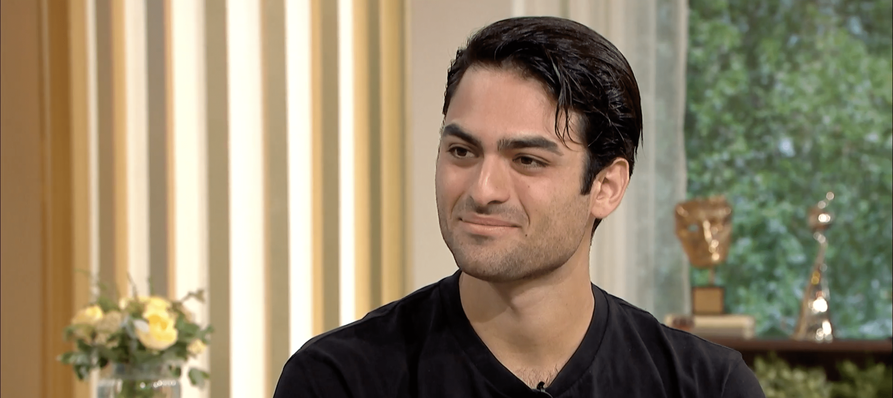 Matteo Bocelli smiling on This Morning today