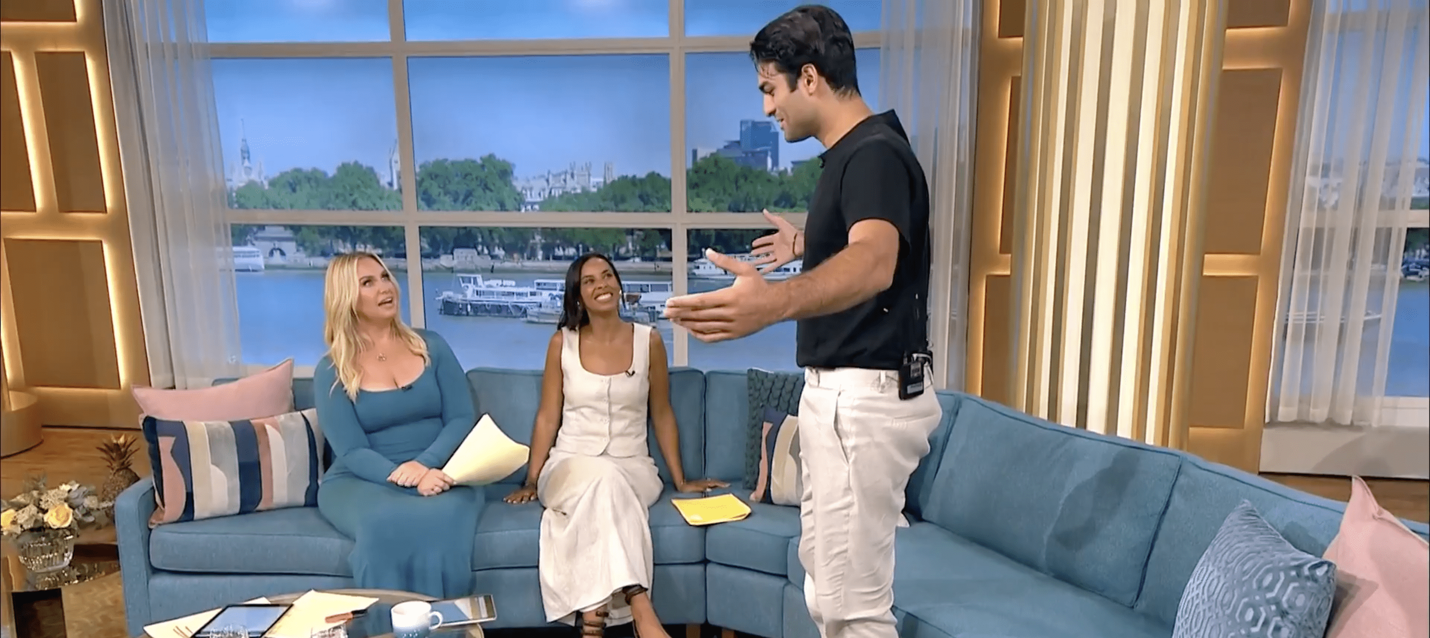 Josie Gibson, Rochelle Humes, Matteo Bocelli on This Morning today