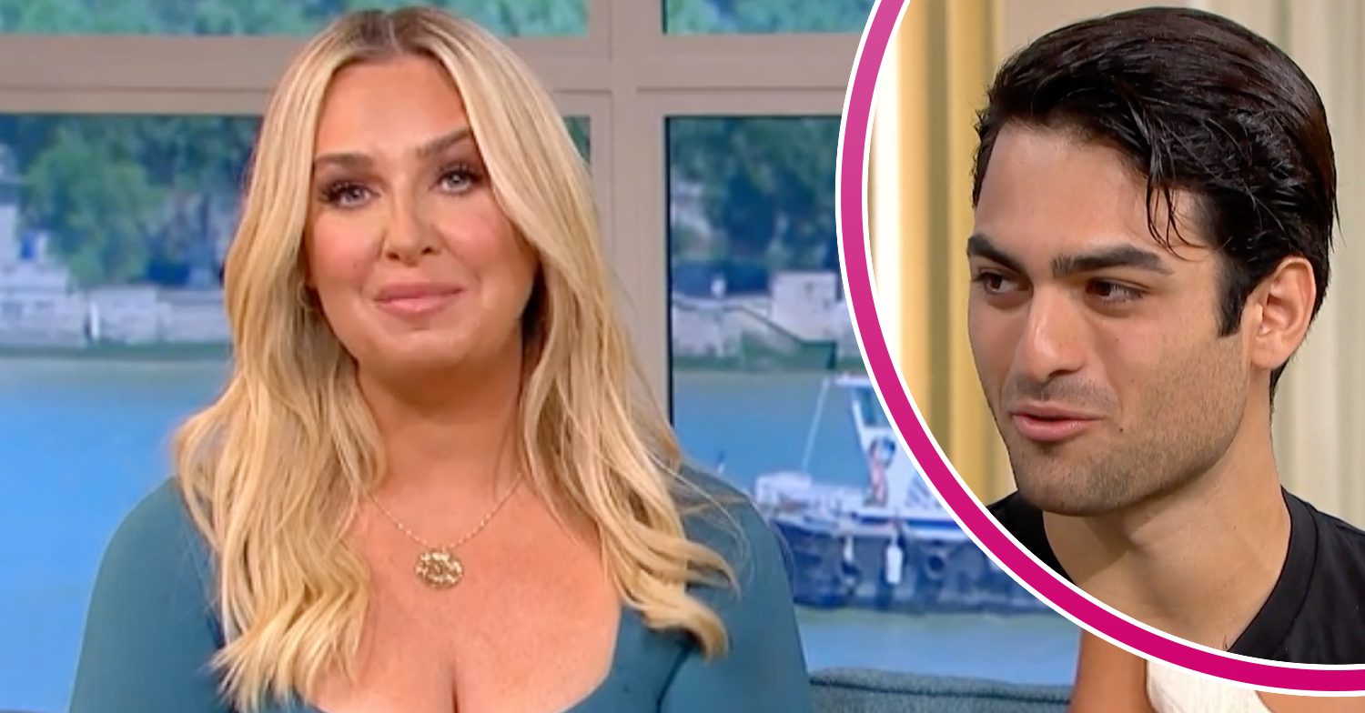 Josie Gibson and Matteo Bocelli split image