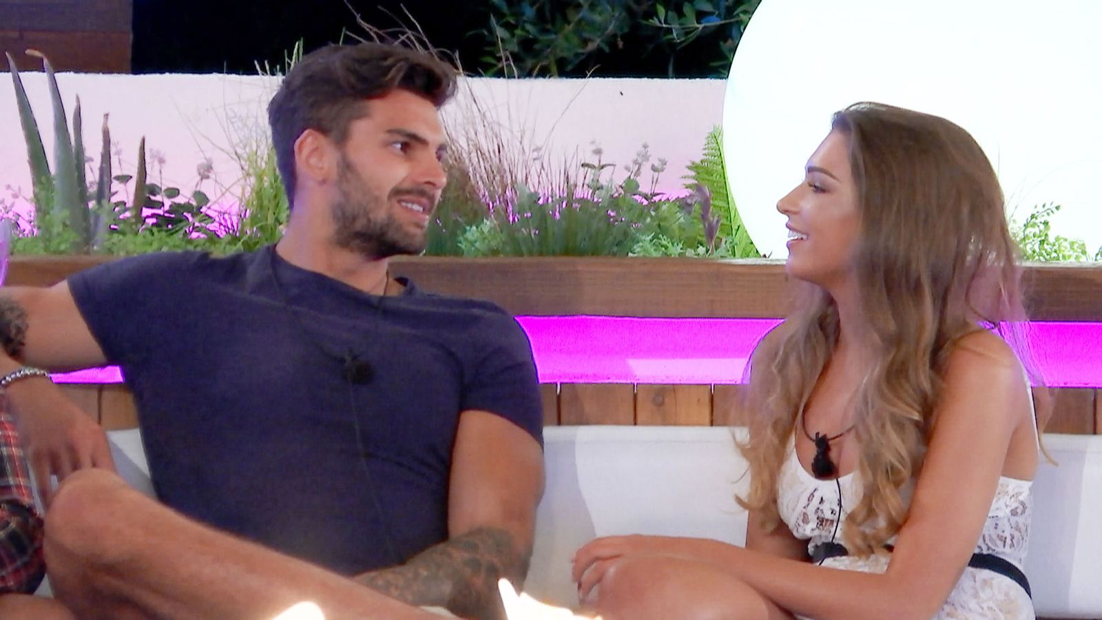 Zara and ex Adam Collard on Love Island 
