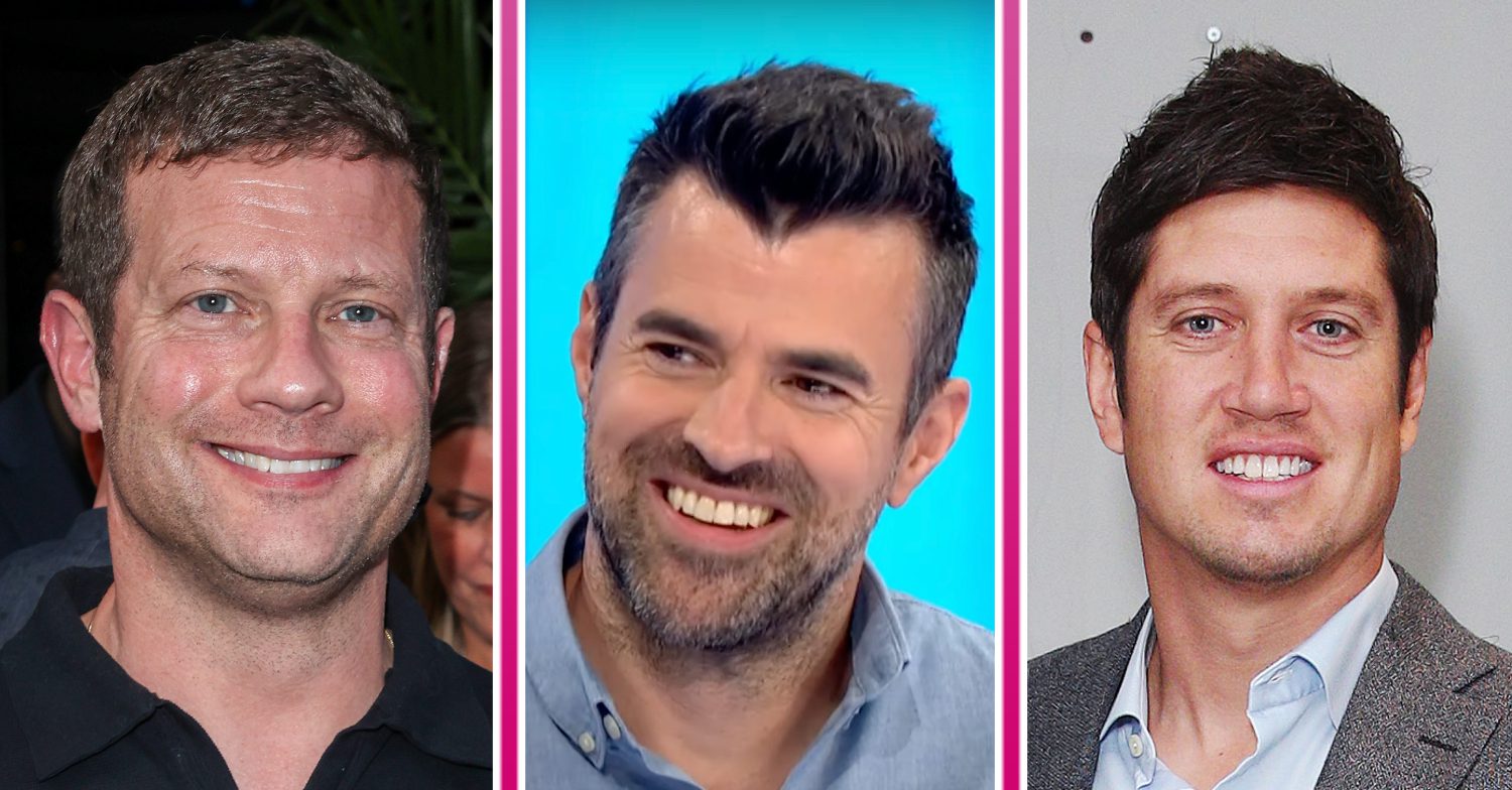 Dermot Steve Vernon split image