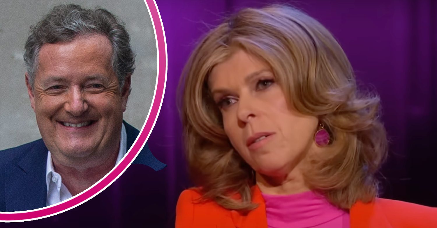 Piers Morgan Kate Garraway composite image