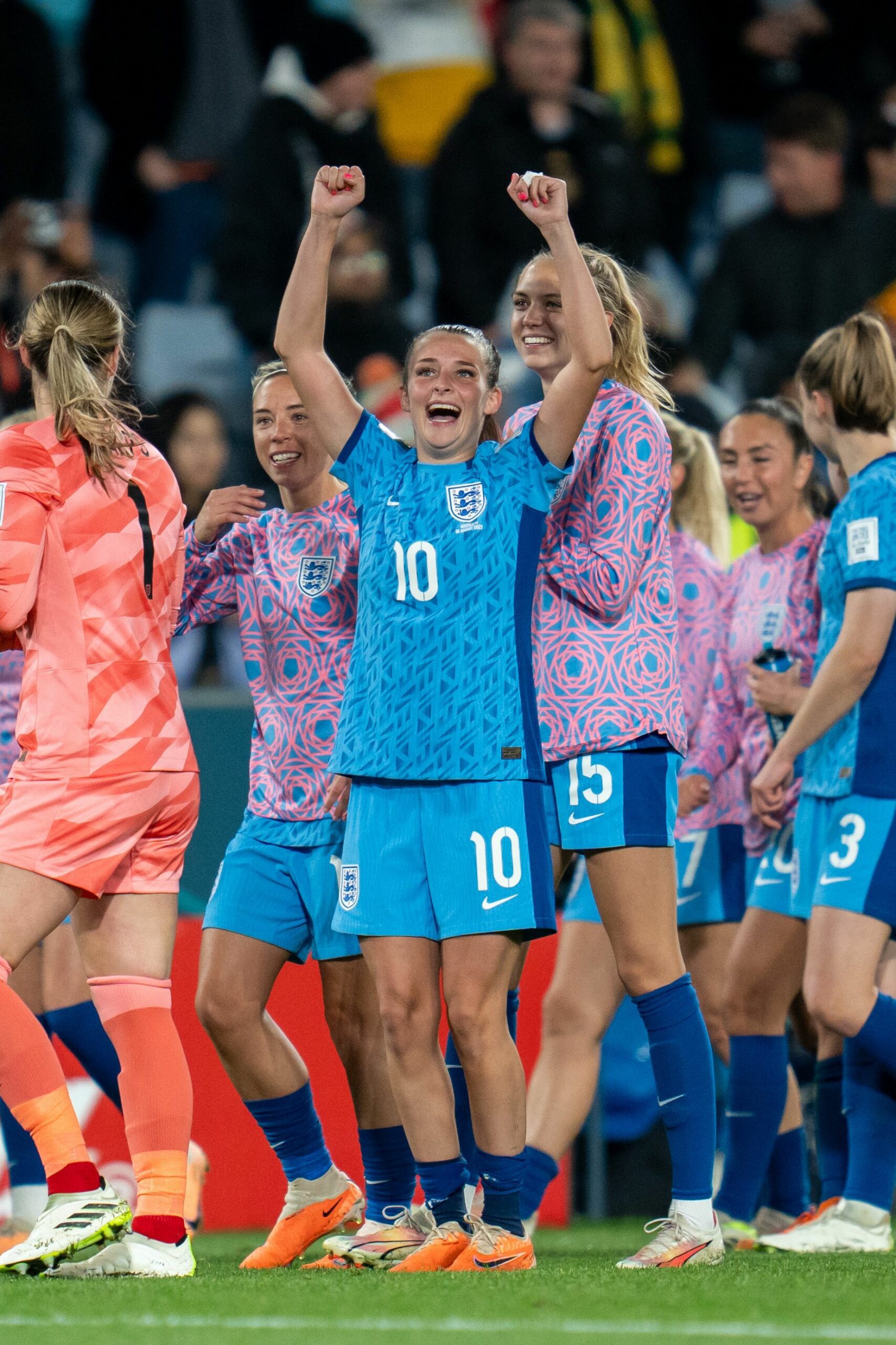 England Lionesses celebrate World Cup semi-final win
