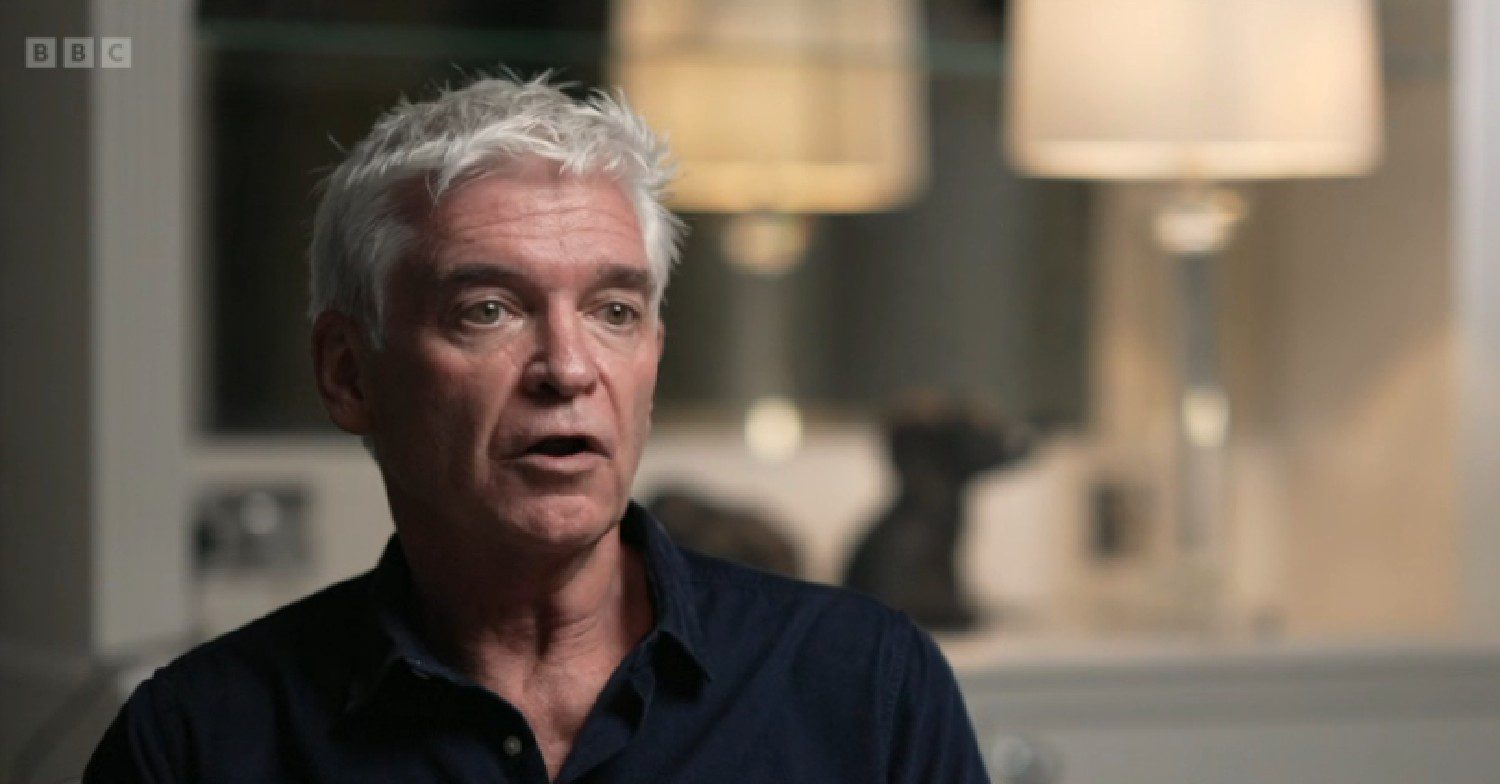 Phillip Schofield speaking in BBC interview
