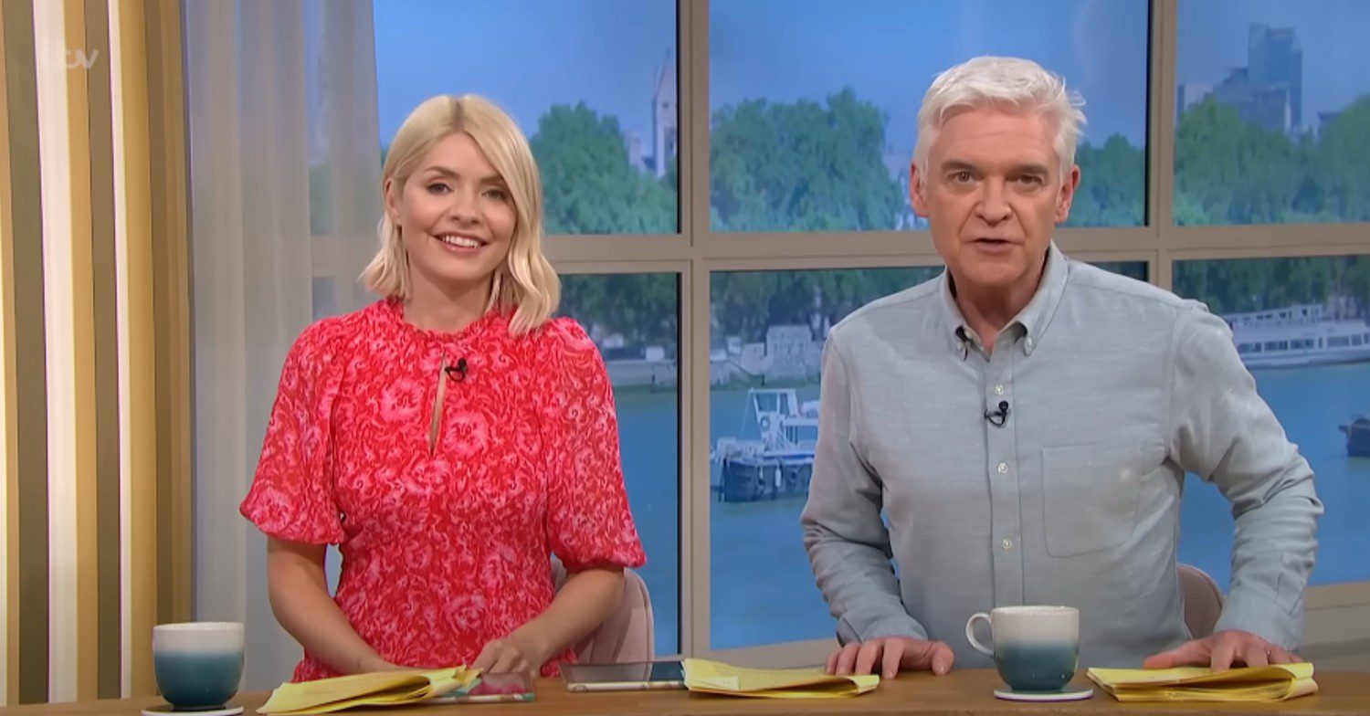 Holly Willoughby and Phillip Schofield on ITV This Morning