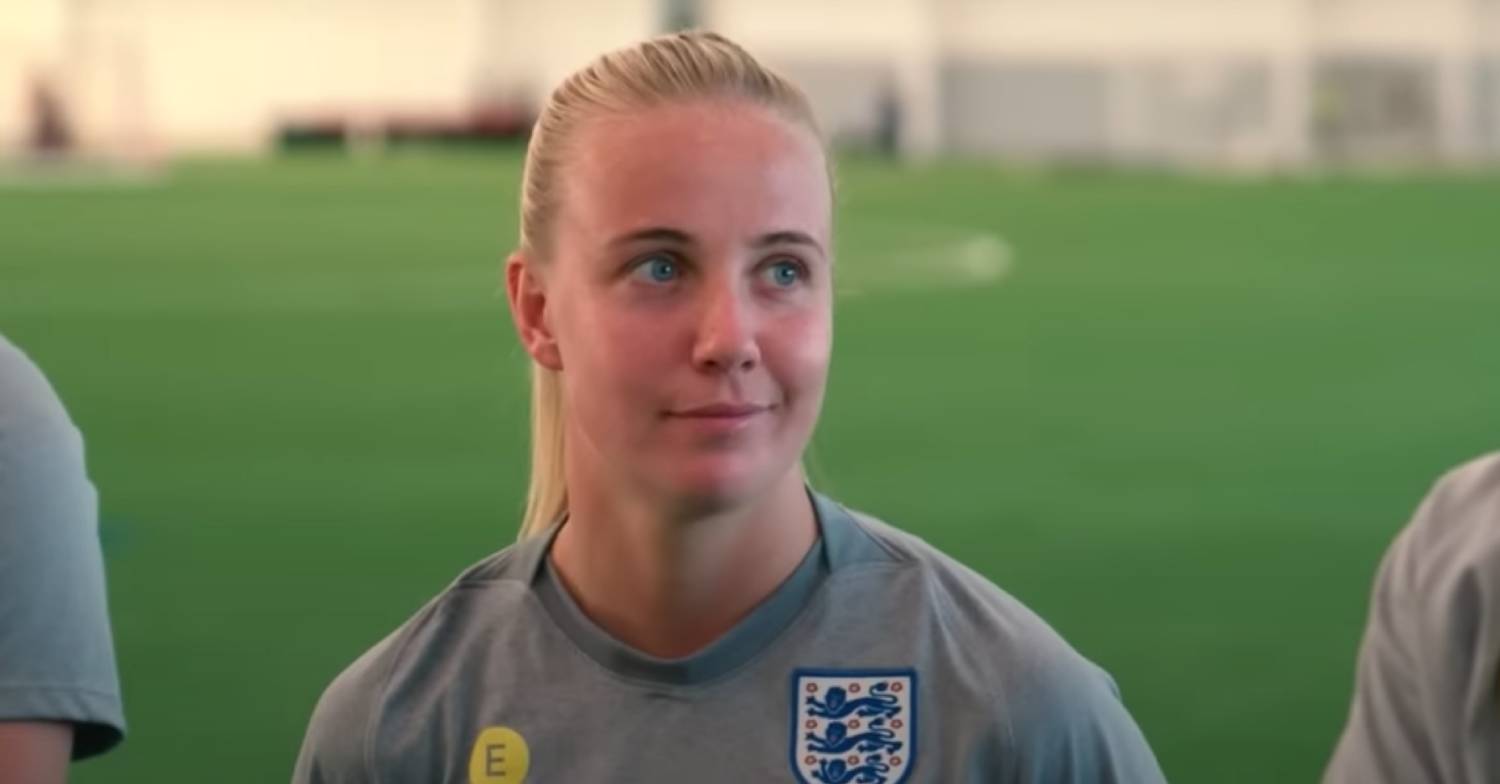 Lionesses star Beth Mead smiles