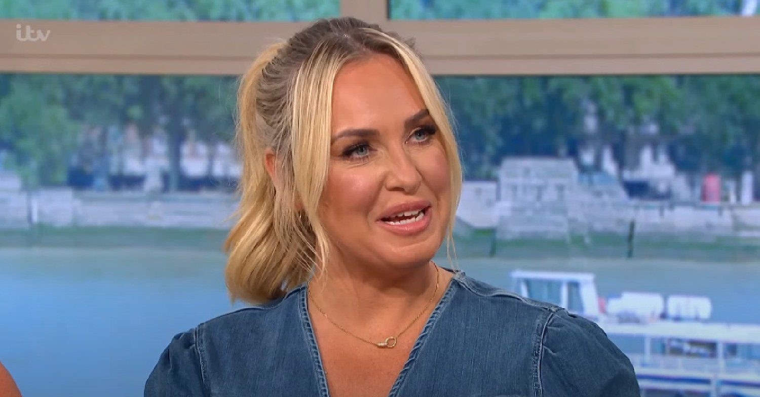 Josie Gibson smiling on This Morning