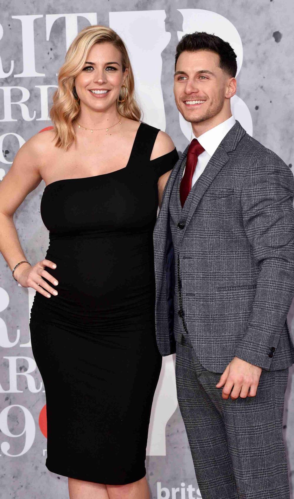 Gemma Atkinson and Gorka Marquez pose for a photo