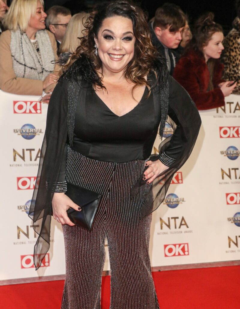Emmerdale star Lisa Riley at the NTAs