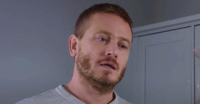 Matthew Wolfenden looks sad playing David Metcalfe in Emmerdale
