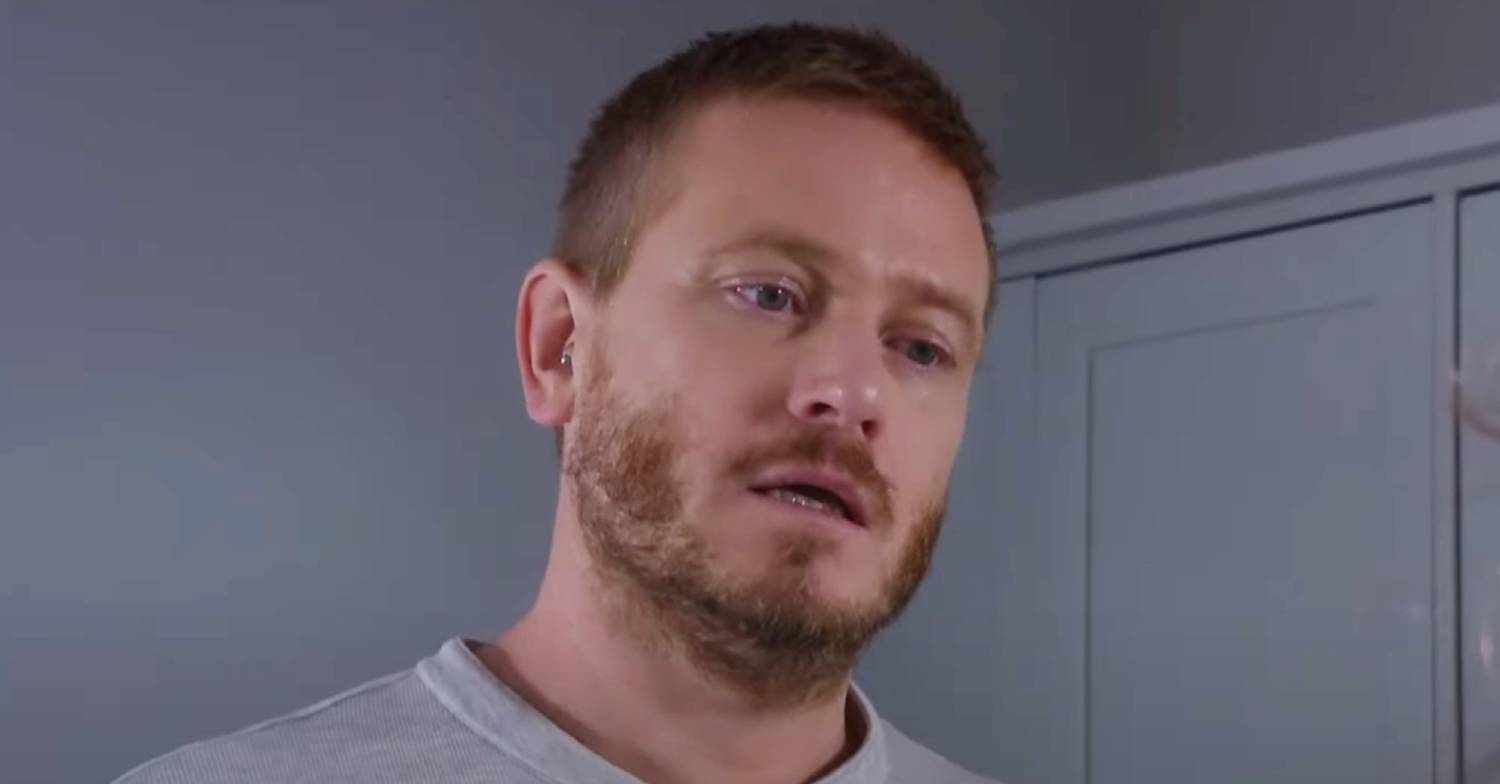 Matthew Wolfenden looks sad playing David Metcalfe in Emmerdale