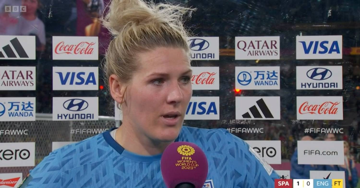 Millie Bright speaks after the Lionesses' loss