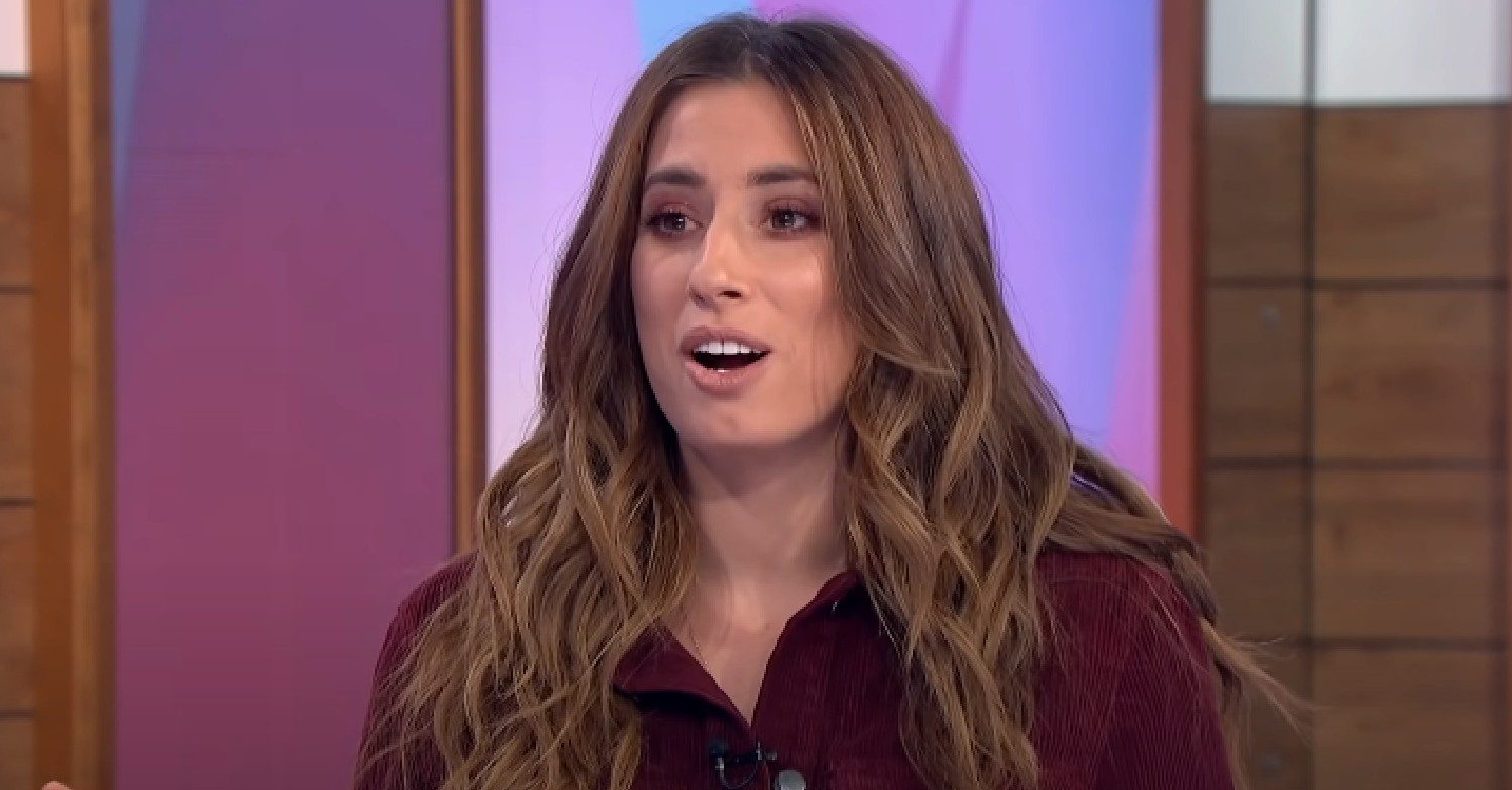 Stacey Solomon talking on Loose Women