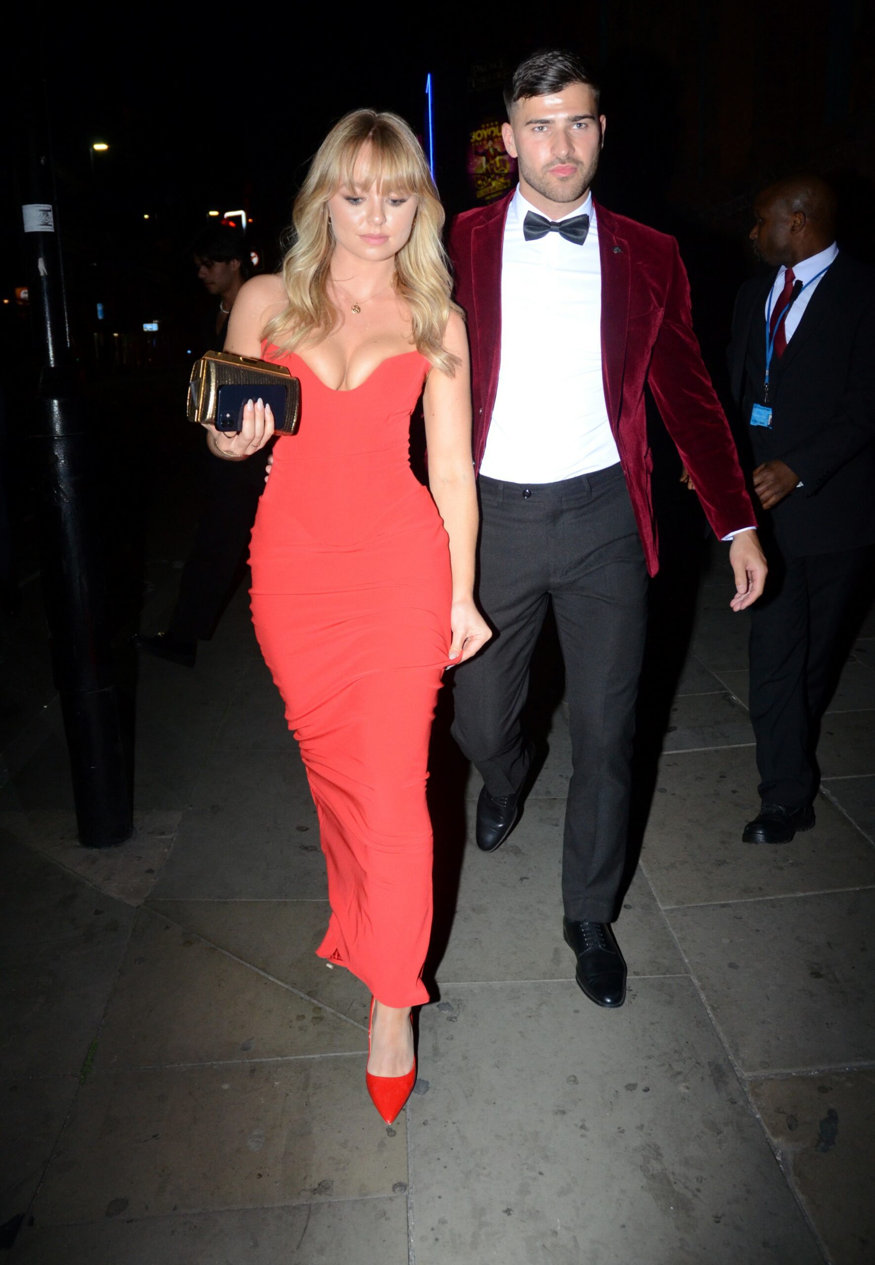 Owen Warner and Jemma Donovan on night out