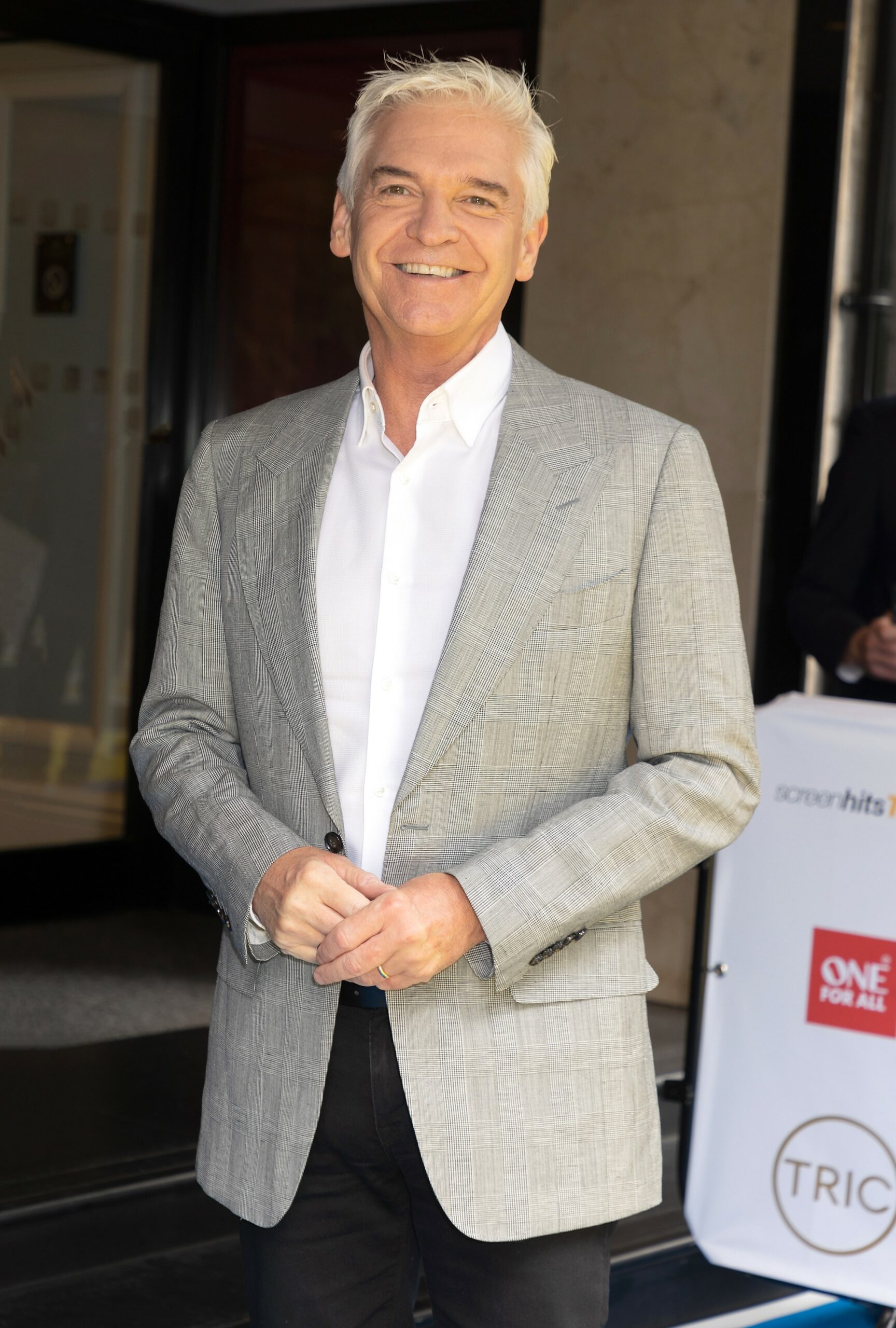 Phillip Schofield smiling at TRIC awards
