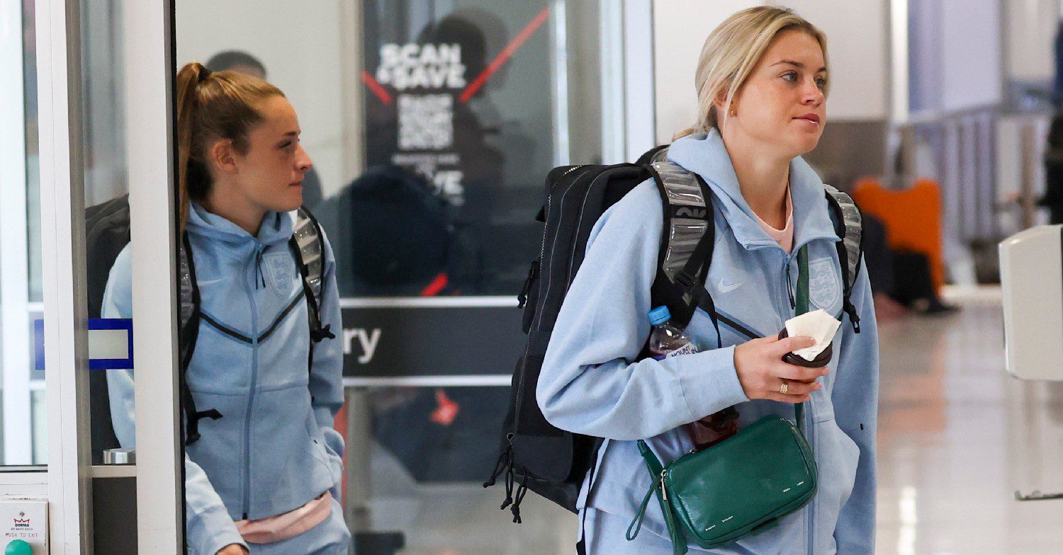 Lionesses Alessia Russo and Ella Toone at the airport 
