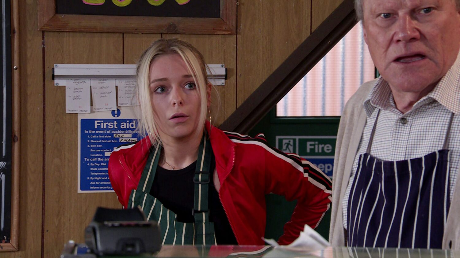 Coronation Street's Lauren and Roy are shocked at work