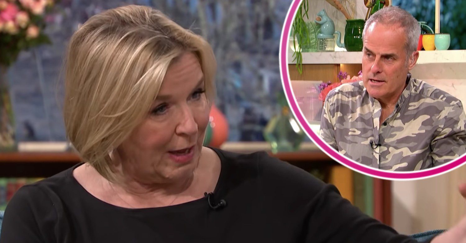 Fern looking serious with Phil Vickery