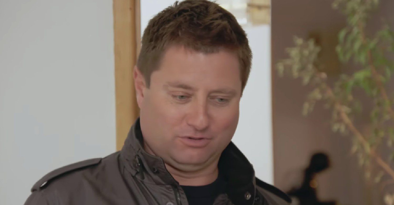 George Clarke looking serious