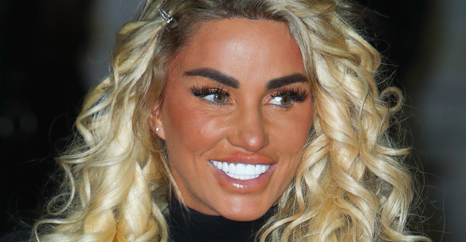Former glamour model Katie Price smiling