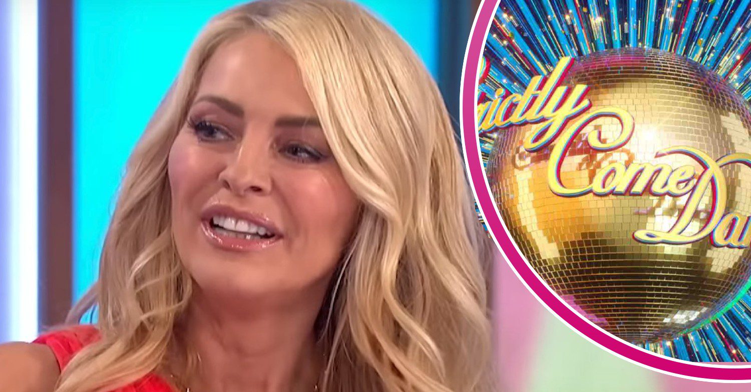 Tess Daly / Strictly logo