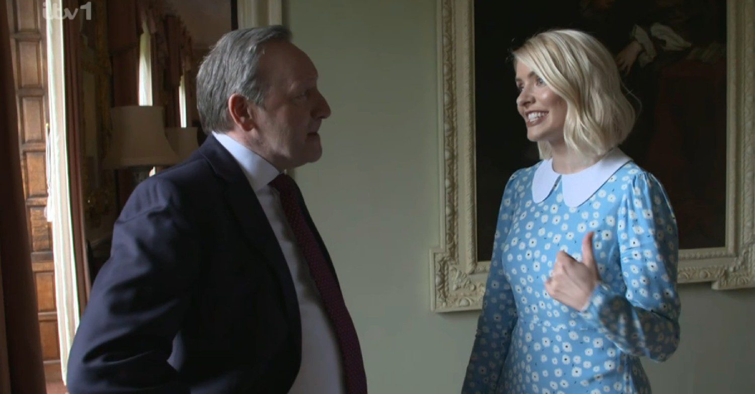 Holly Willoughby and Neil Dudgeon