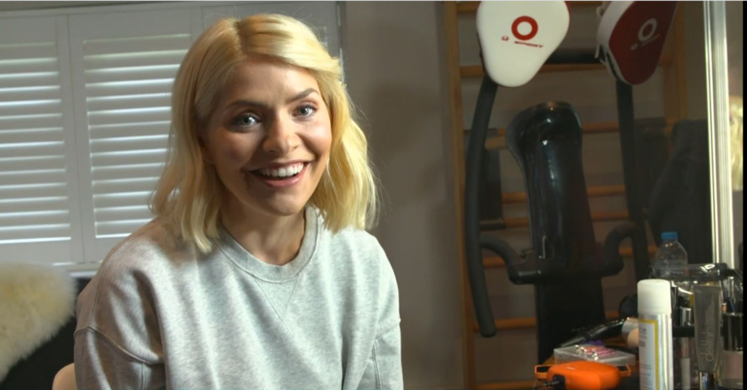 Holly Willoughby talking on This Morning