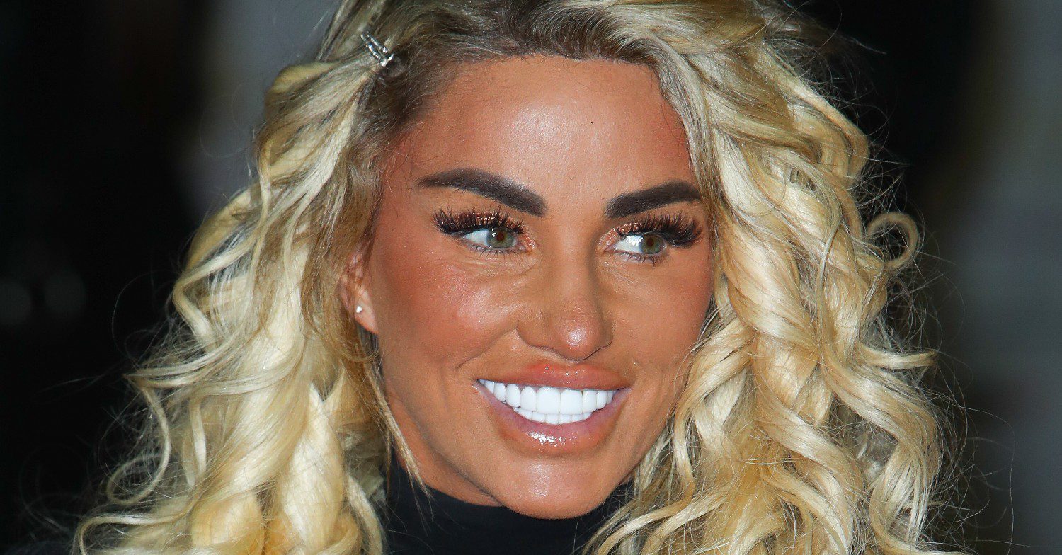 Katie Price smiling