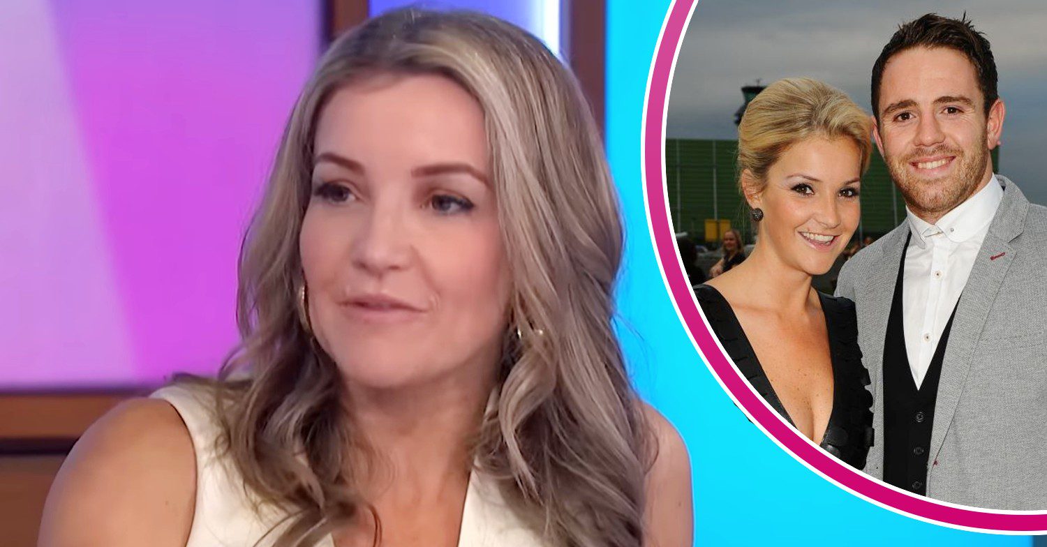 Helen Skelton comp image with ex-husband Richie Myler in bubble