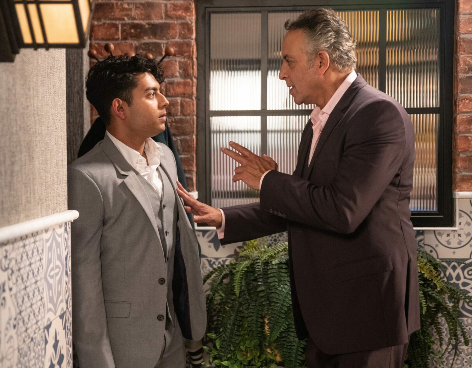 Coronation Street's Dev is giving Aadi a talking to