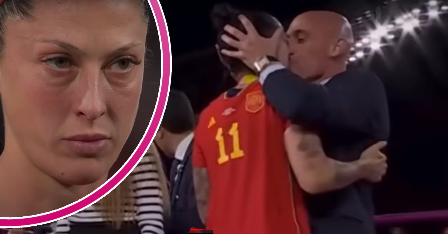 Jenni Hermoso / Rubiales kissing Hermoso