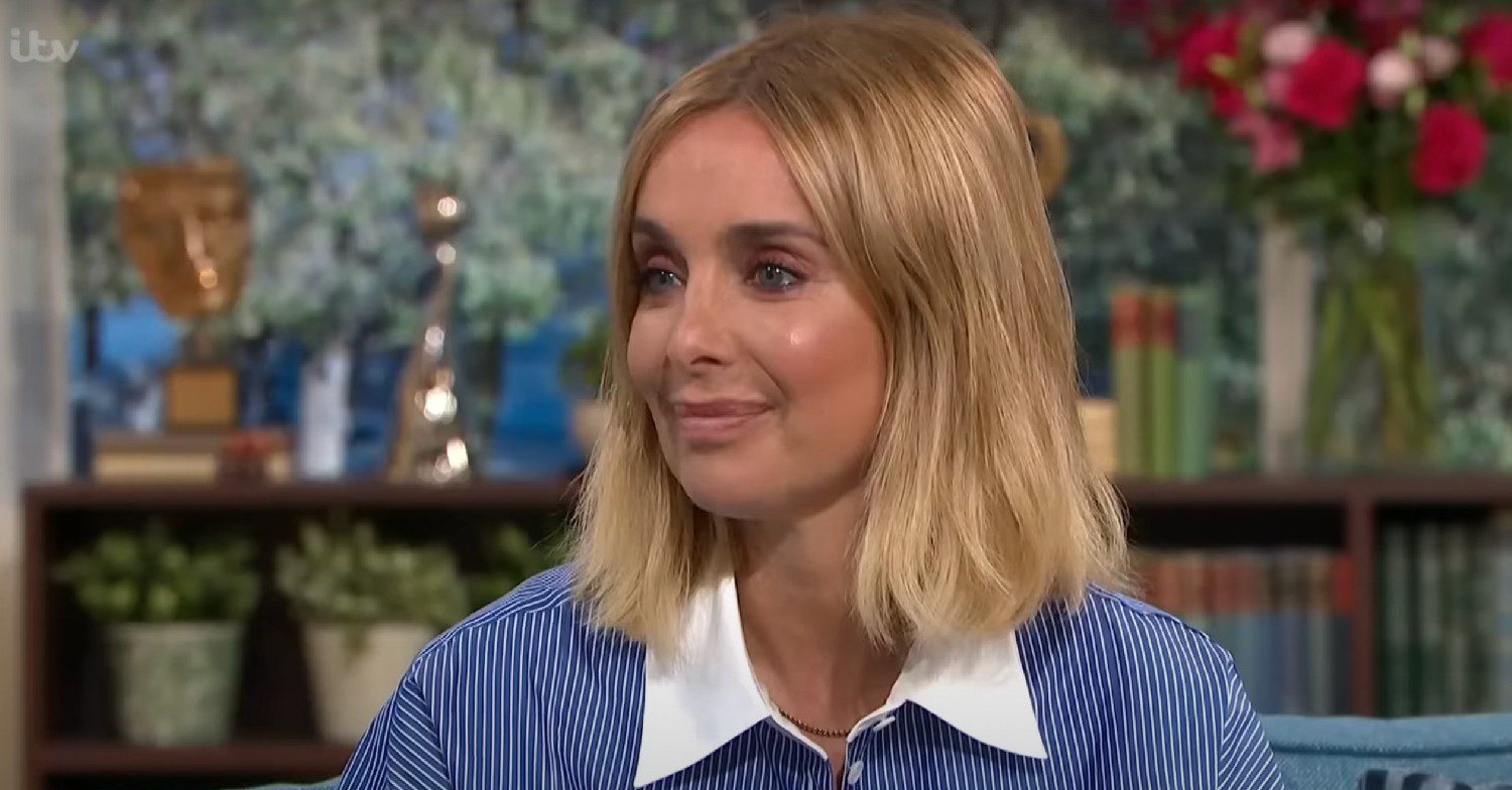 Louise Redknapp sat down talking while appearing on ITV's This Morning