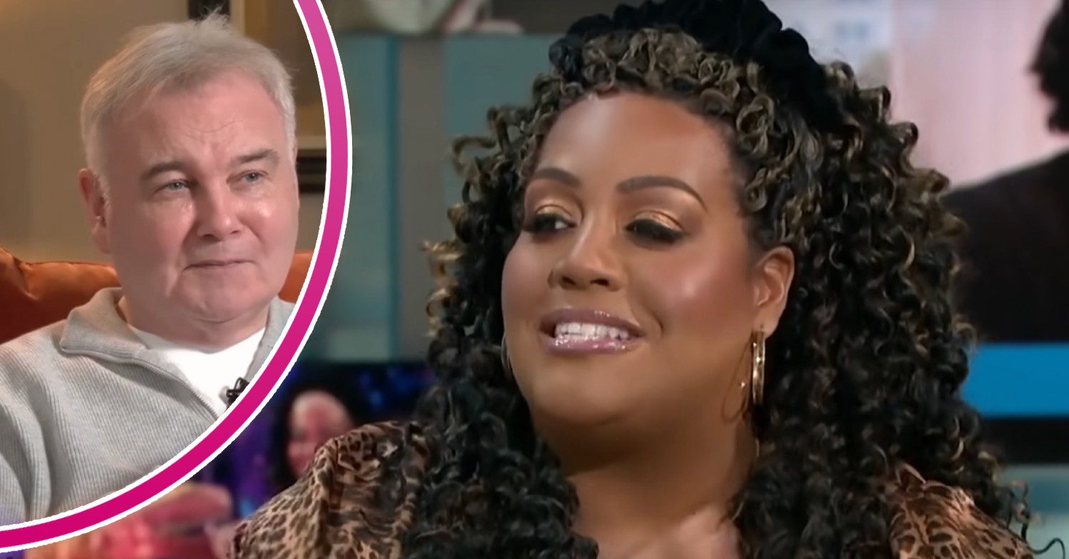 Alison and Eamonn talking on TV