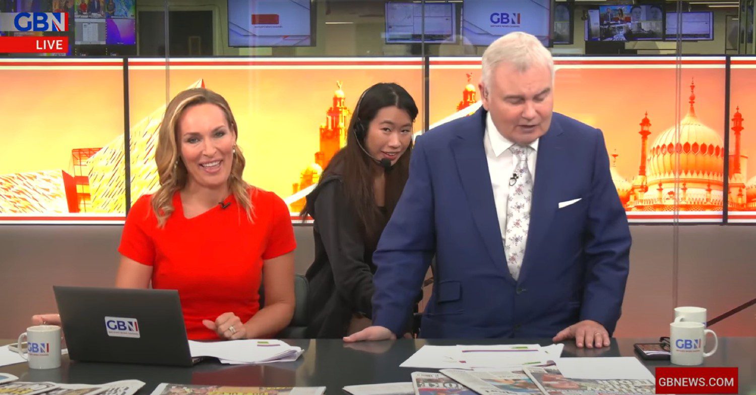 Isabel Webster and Eamonn Holmes on GB News 