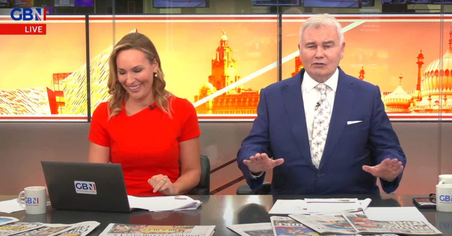 Eamonn Holmes and Isabel Webster 