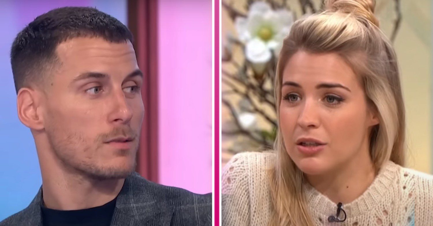 Gorka and Gemma on live TV